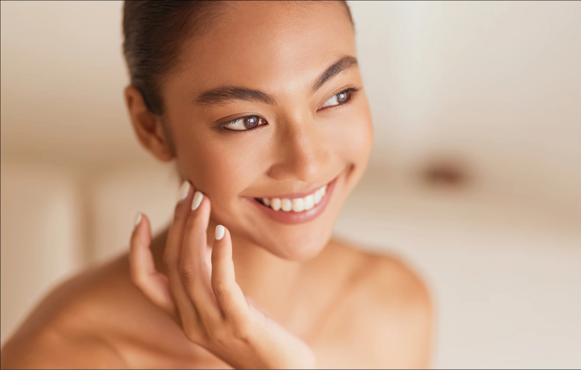 Elegant skincare portrait
